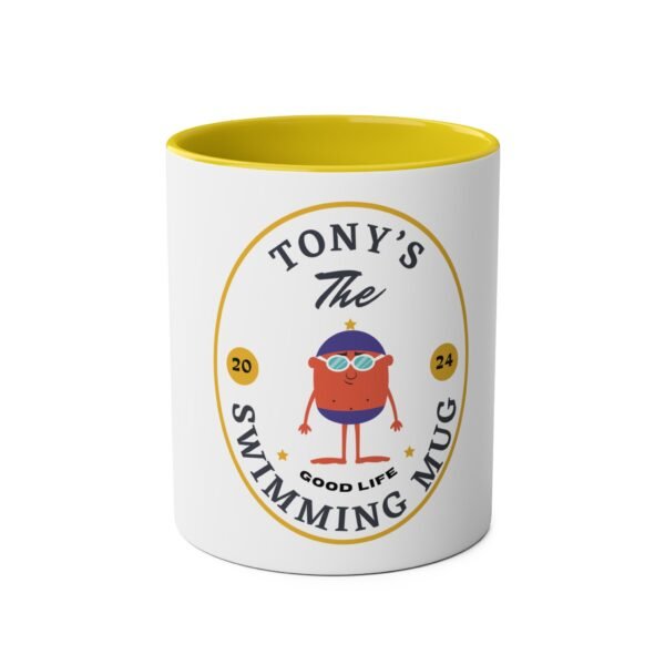 Personalised Swimming Tea or Coffee Mug - Image 9