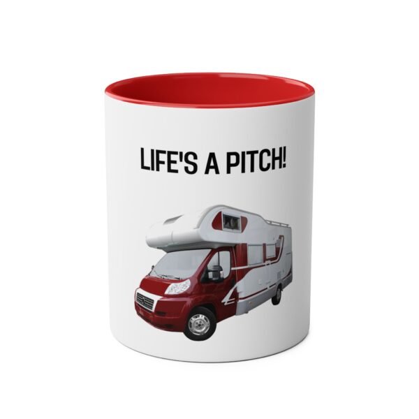 Life's A Pitch Coffee Mugs