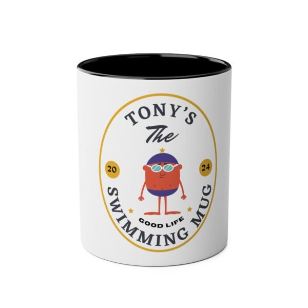 Personalised Swimming Tea or Coffee Mug - Image 5