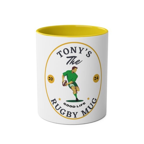 Personalised Rugby Theme Tea or Coffee Mug - Image 9