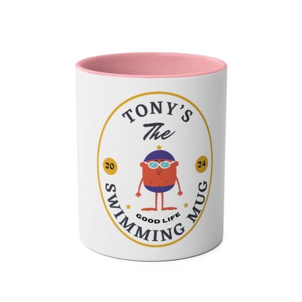 Personalised Swimming Tea or Coffee Mug - Image 25